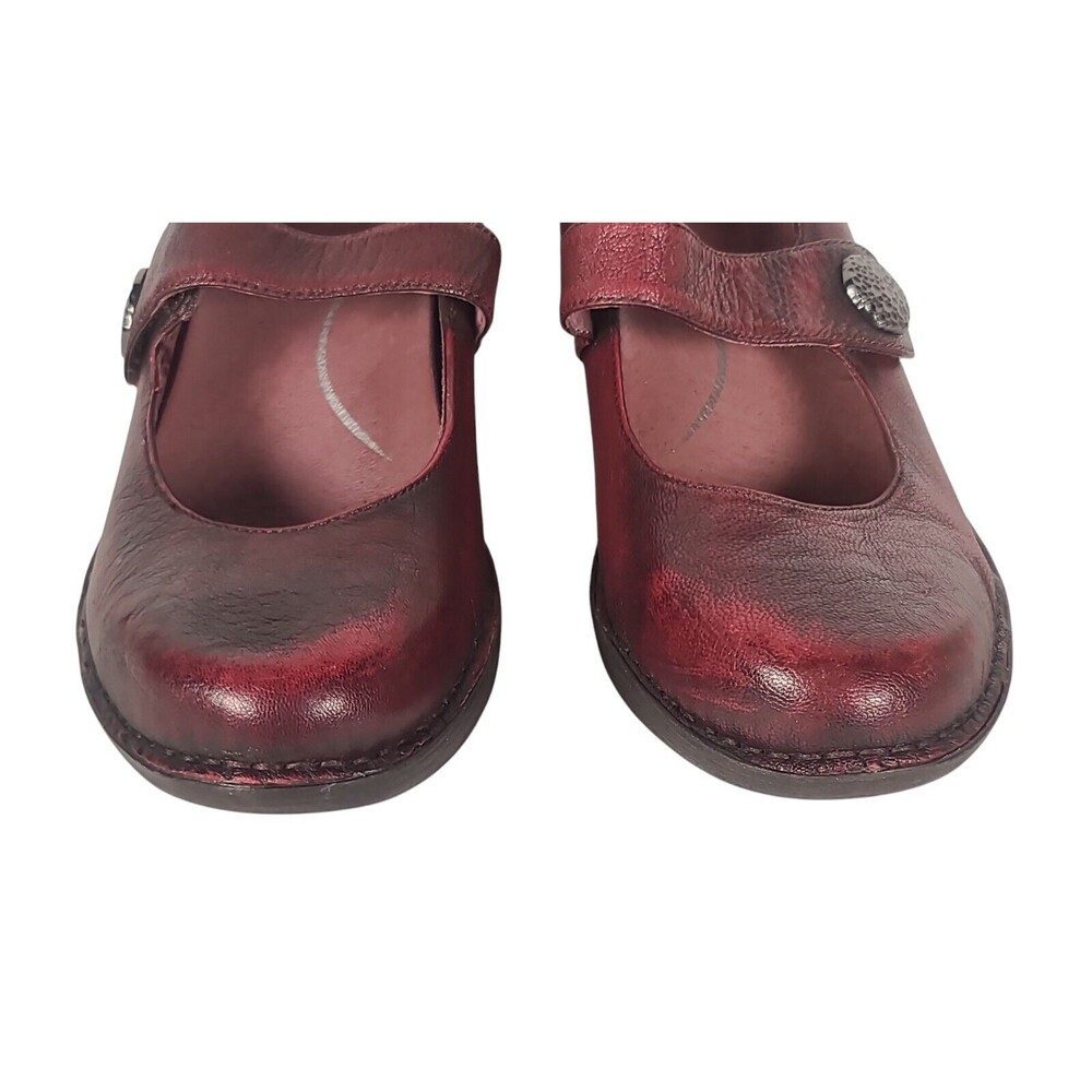 Dansko Adelle Pumps Size EU 40 Brown Mary Janes Wedges Chocolate Cherry US 9.5 - Picture 3 of 12